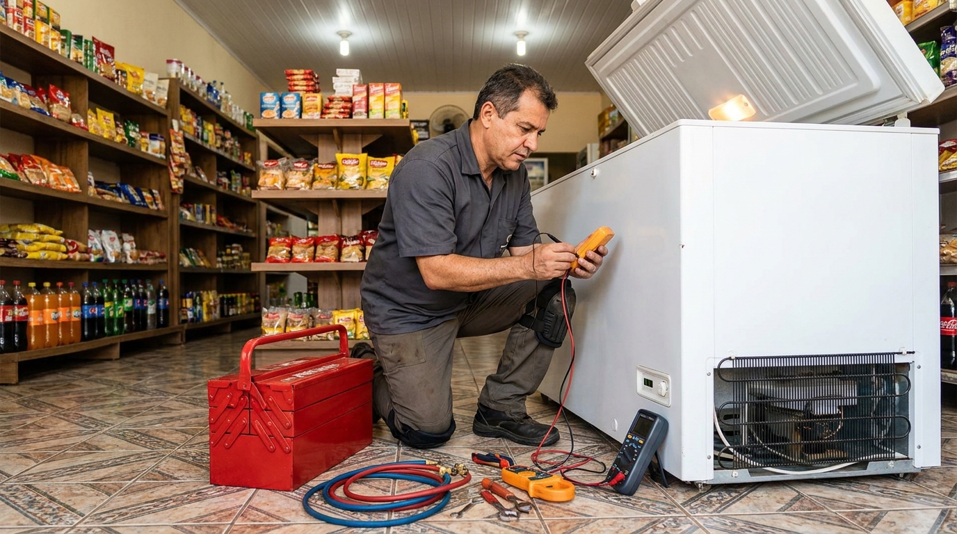 Ajuste de Temperatura do Freezer em Limeira‑SP